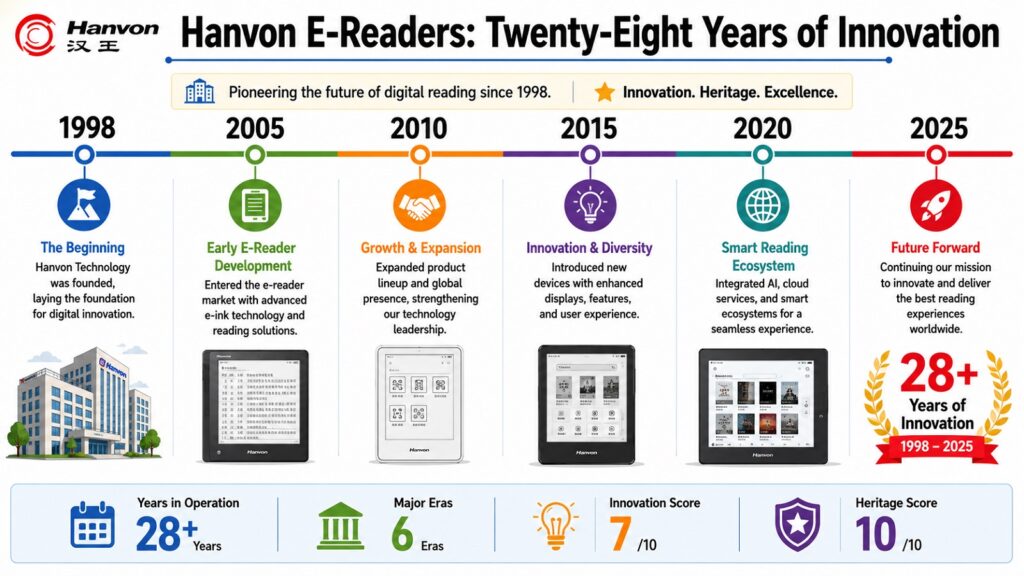 Hanvon E-Readers -- Twenty-Eight Years of Innovation