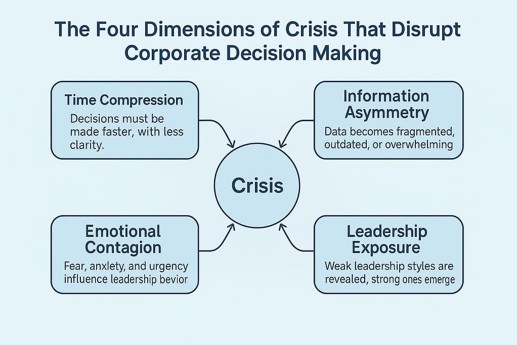 The Four Dimensions of Crisis That Disrupt Corporate Decision Making