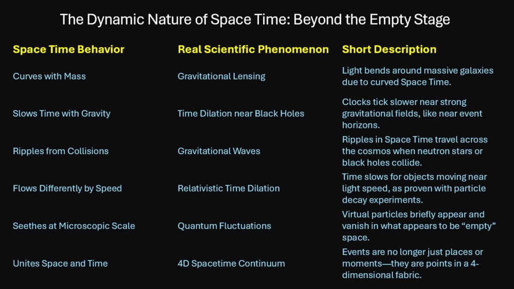 Introduction -- Space Time —The Silent Sculptor of Reality