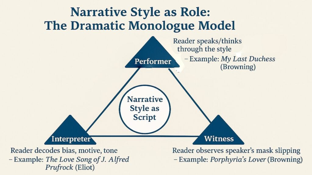 Narrative Style as Role -- The Dramatic Monologue Model