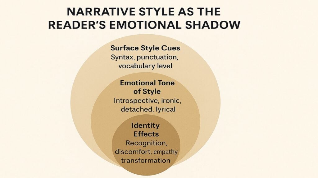 Narrative Style as the Reader's Emotional Shadow