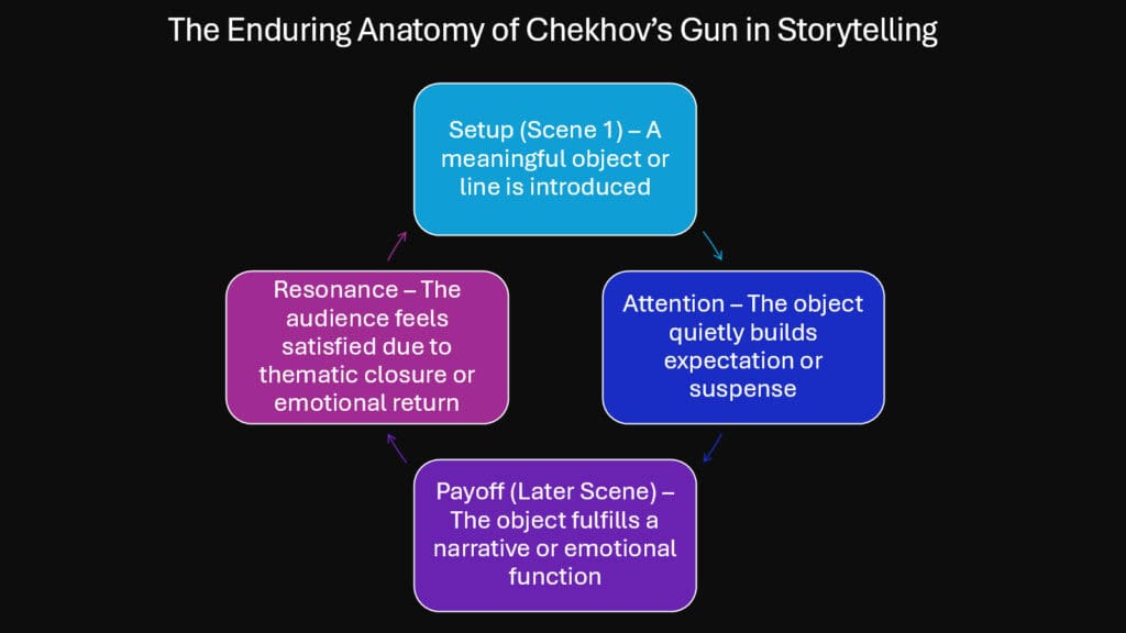 The Enduring Anatomy of Chekhov’s Gun in Storytelling