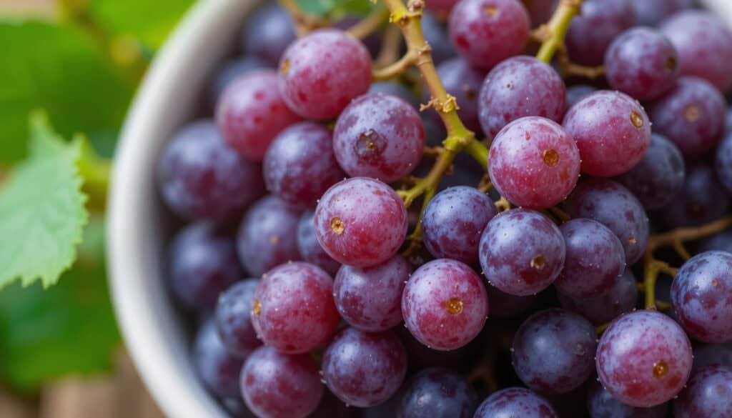 Concord Grape Fruit Nourishes Birds and Mammals