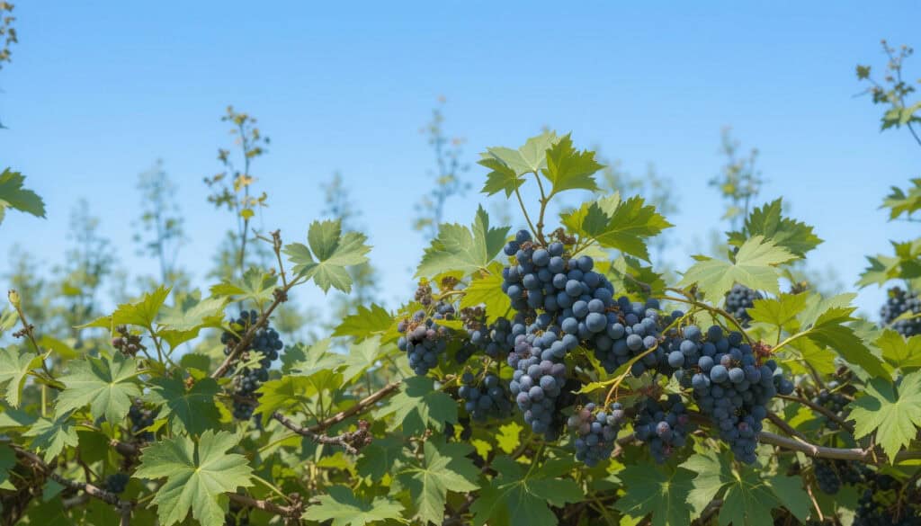 Concord Grape Leaves Host Native Insect Life