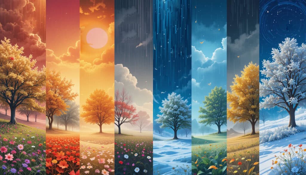 Seasons in the Present and Future — Climate Change and the Road Ahead