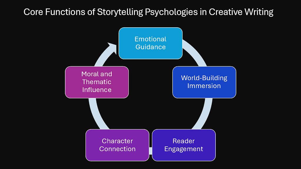 Core Functions of Storytelling Psychologies in Creative Writing