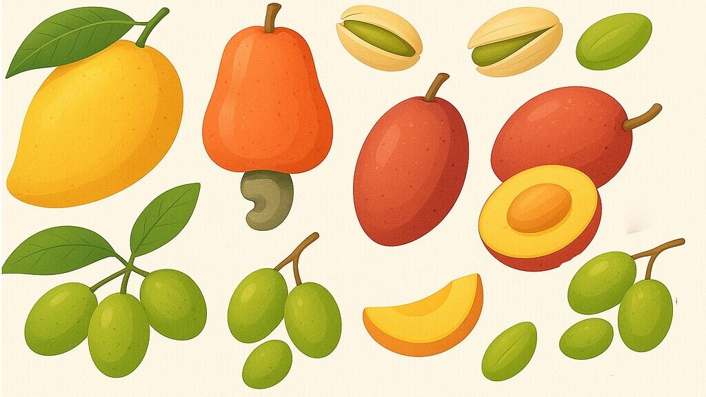 Fruit Families -- Anacardiaceae (Cashew Family) Fruits With Energy, Endurance