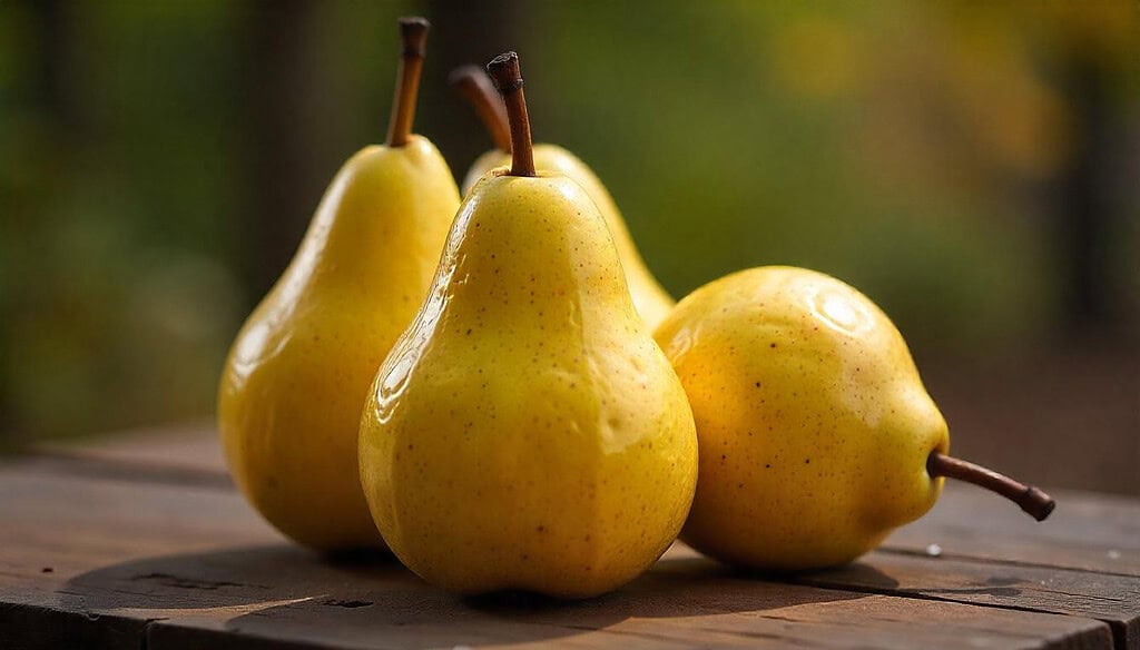 Pears -- Rosaceae Fruits With Flavonoids for Digestive Health