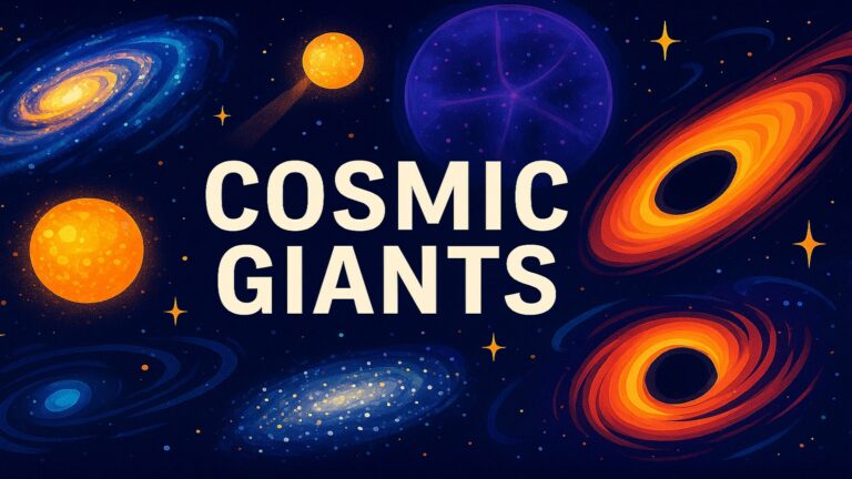Cosmic Giants -- 8 Incredible Titans Shaping Our Universe