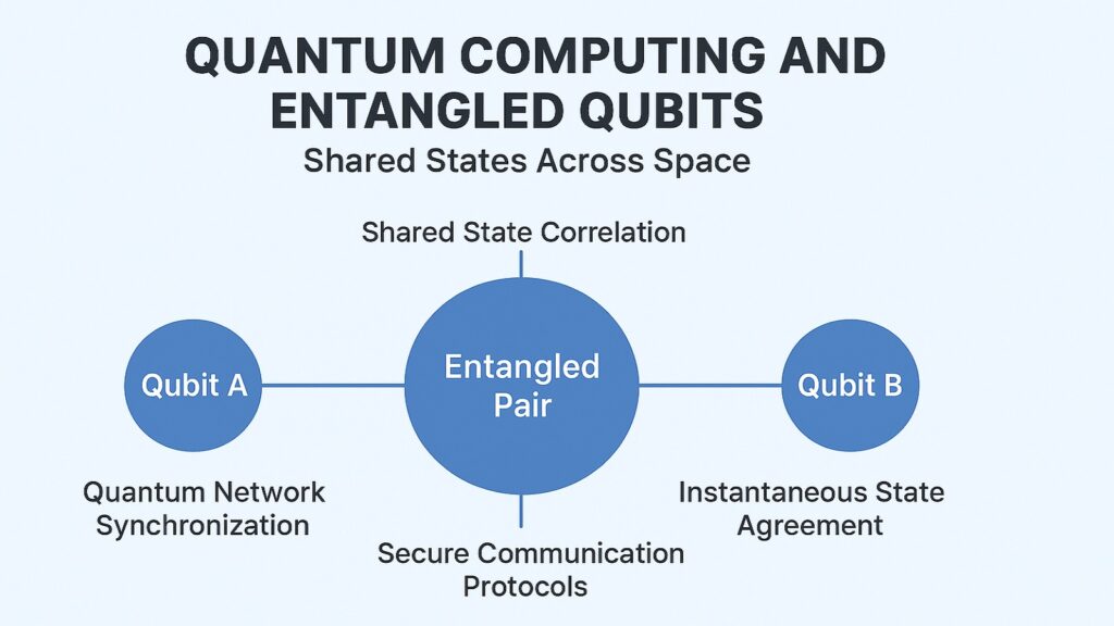 Quantum Computing and Entangled Qubits 