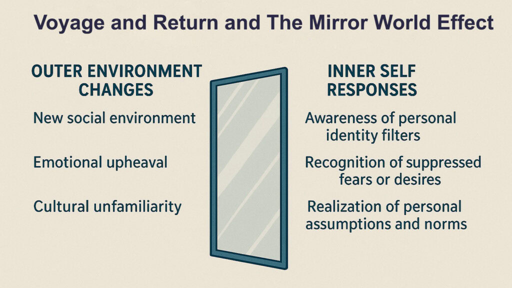 Voyage and Return and The Mirror World Effect