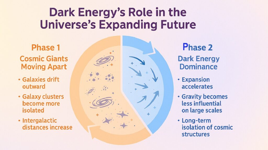 Dark Energy’s Role in the Universe’s Expanding Future