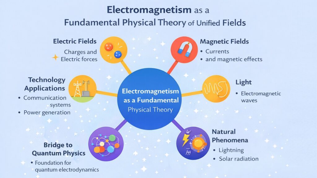 Electromagnetism as a Fundamental Physical Theory of The Unified Fields