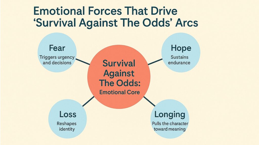 Emotional Forces That Drive 'Survival Against The Odds' Arcs