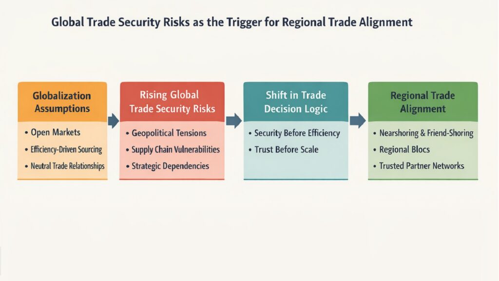 Global Trade Security Risks as the Trigger for Regional Trade Alignment