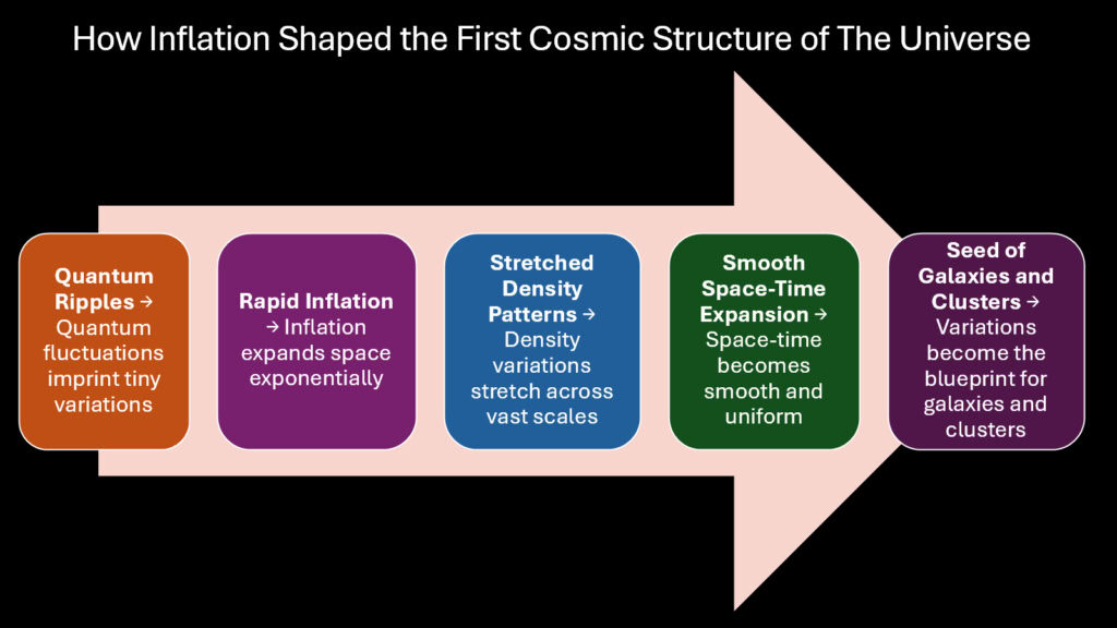 How Inflation Shaped the First Cosmic Structure of The Universe