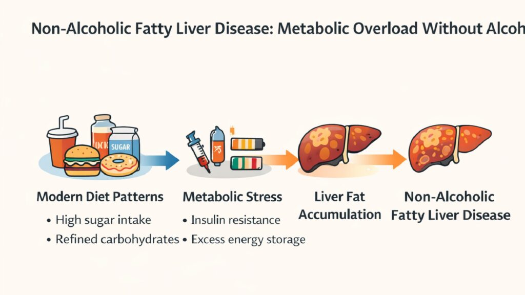Lifestyle Diseases - Non-Alcoholic Fatty Liver -- Metabolic Overload Without Alcohol