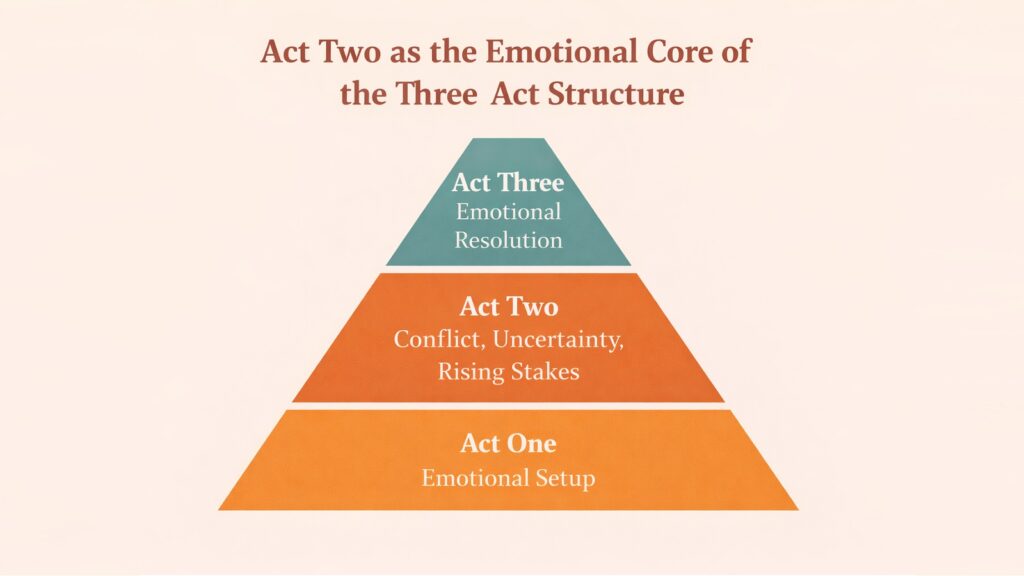 Act Two as the Emotional Core of the Three Act Structure