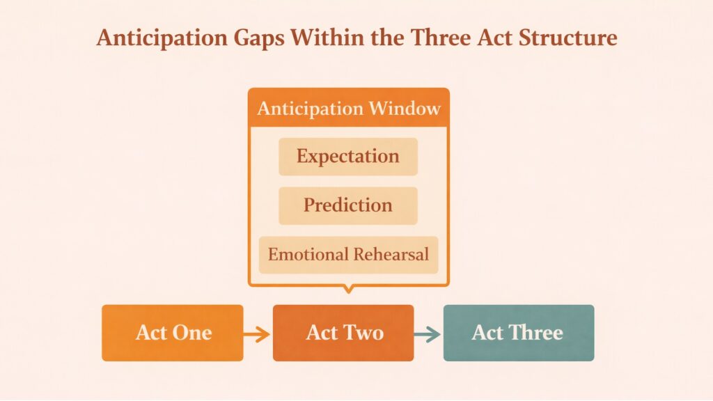 Anticipation Gaps Within the Three Act Structure