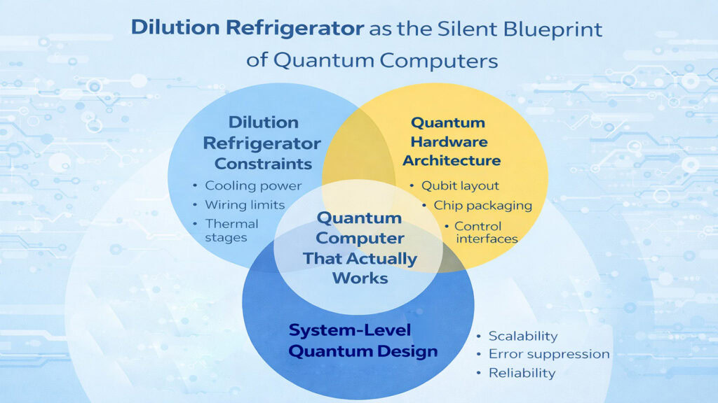 Dilution Refrigerator as the Silent Blueprint of Quantum Computers