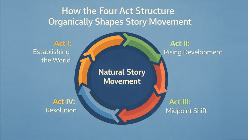 How the Four Act Structure Organically Shapes Story Movement