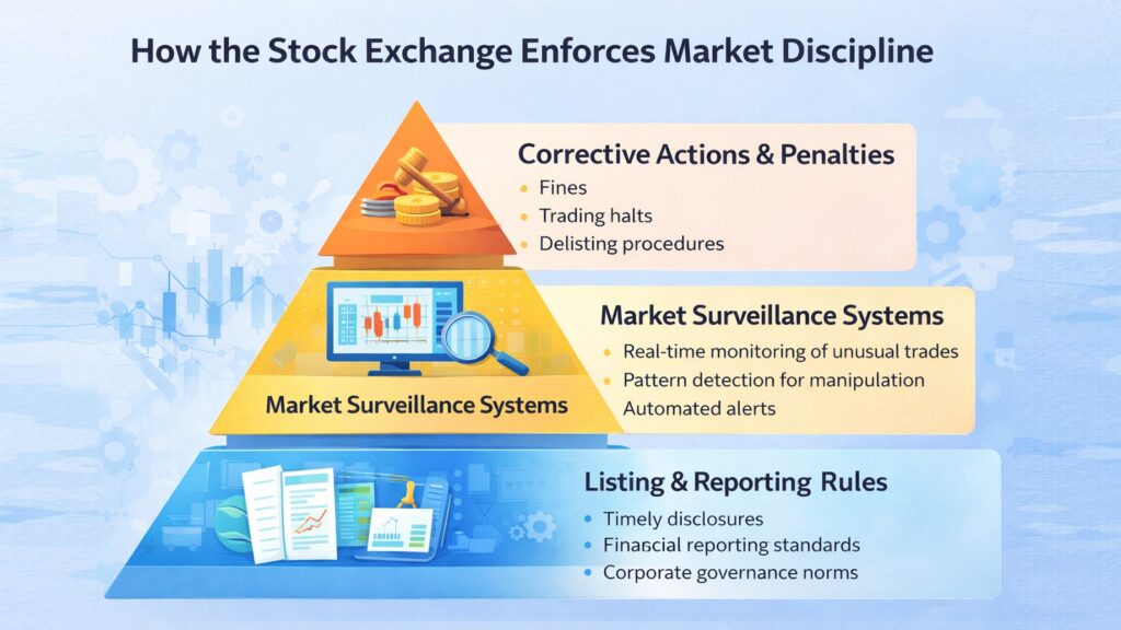 How the Stock Exchange Enforces Market Discipline Quietly