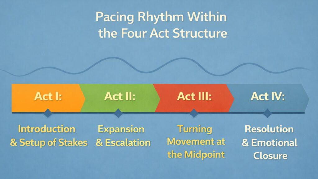 Pacing Rhythm Within the Four Act Structure