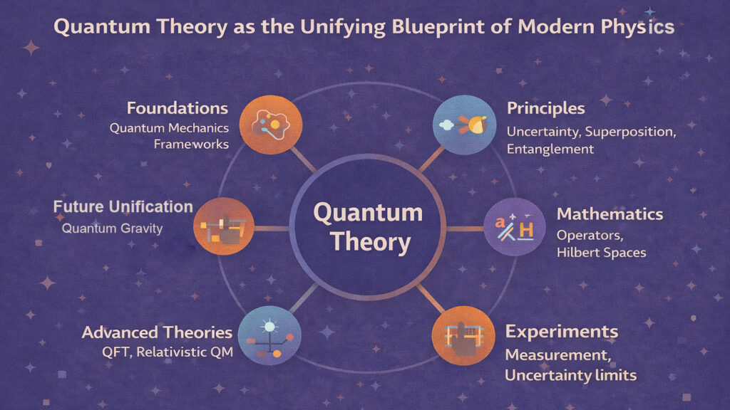 Quantum Theory as the Unifying Blueprint of Modern Physics