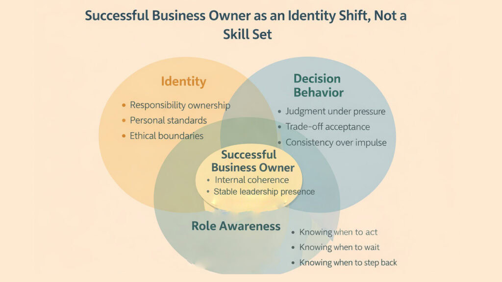 Successful Business Owner as an Identity Shift, Not a Skill Set