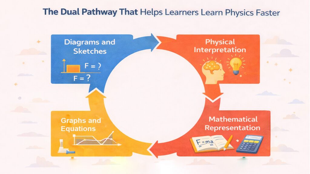 The Dual Pathway That Helps Learners Learn Physics Faster