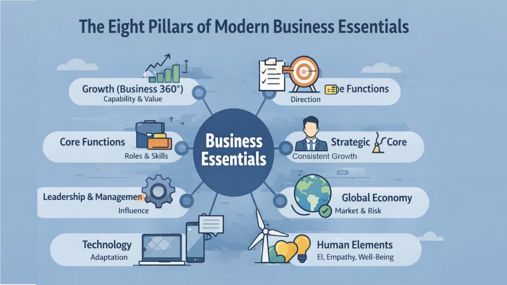The Eight Pillars of Modern Business Essentials
