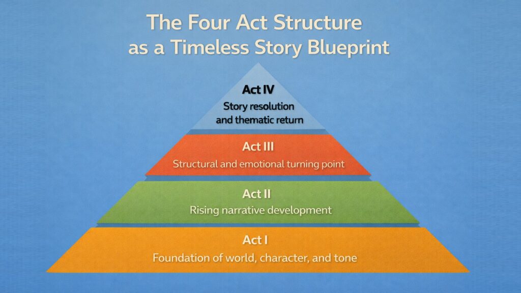The Four Act Structure as a Timeless Story Blueprint