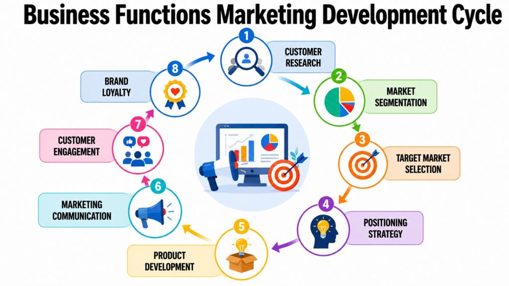 Business Functions Marketing Development Cycle