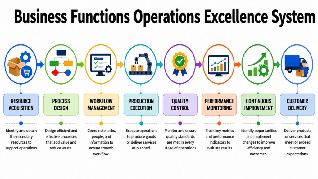Business Functions Operations Excellence System