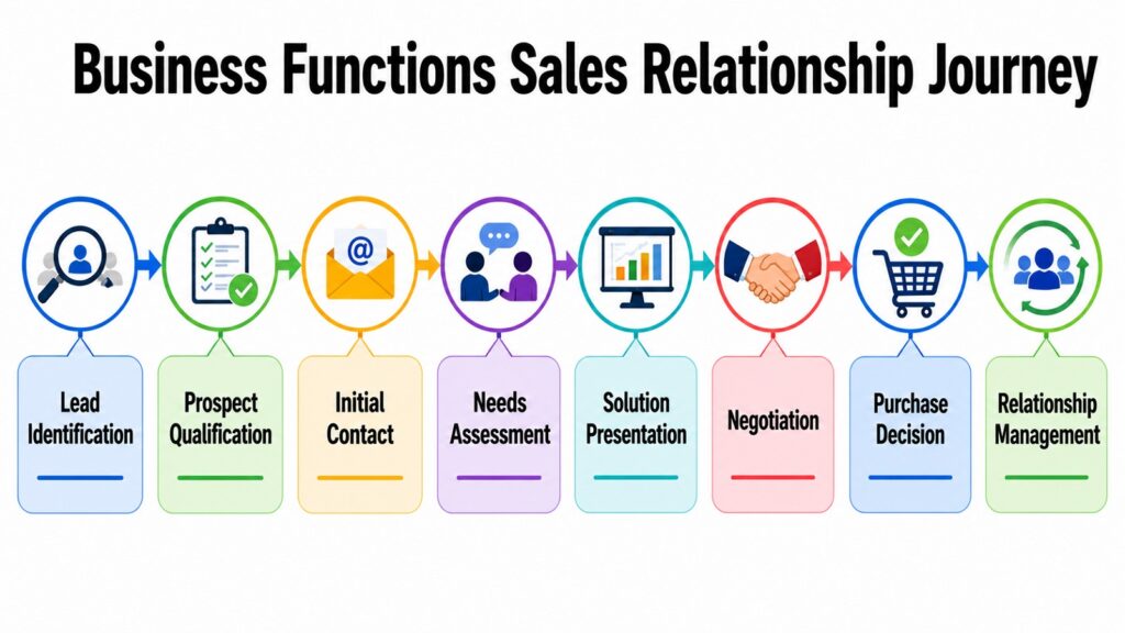Business Functions Sales Relationship Journey