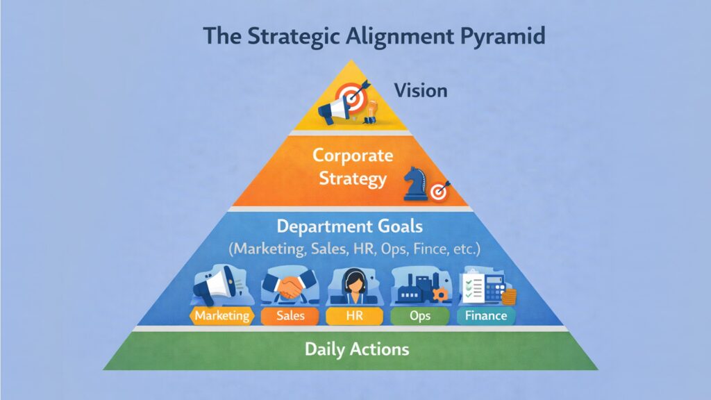 Business Functions -- The Strategic Alignment Pyramid