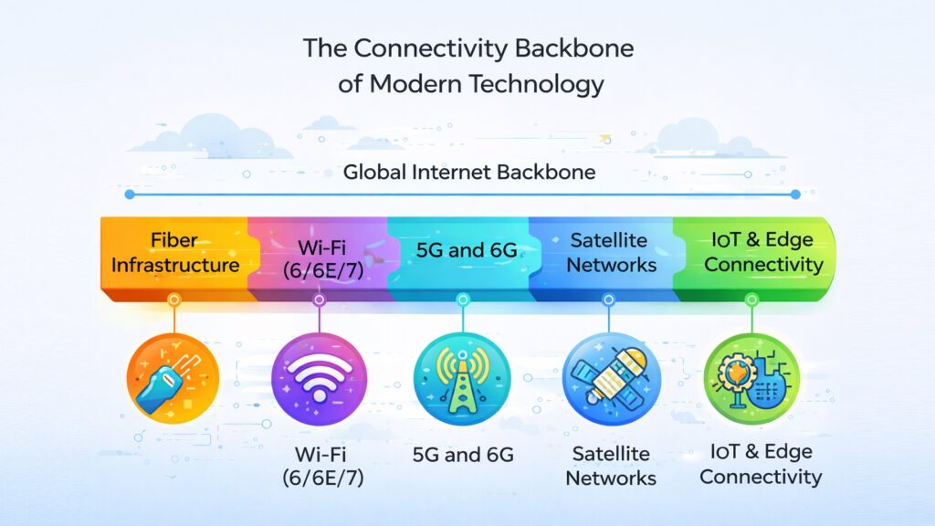 The Connectivity Backbone of Modern Technology