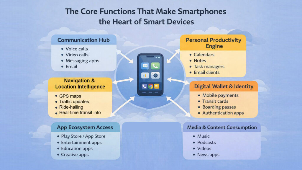 The Core Functions That Make Smartphones the Heart of Smart Devices