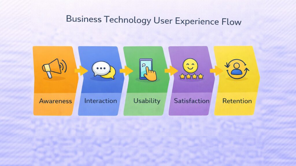 Business Technology User Experience Flow