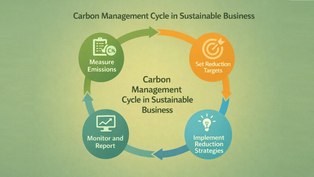 Carbon Management Cycle in Sustainable Business