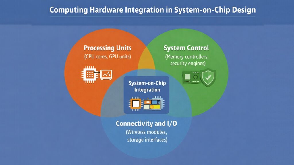Computing Hardware Integration in System on Chip (SOC) Design