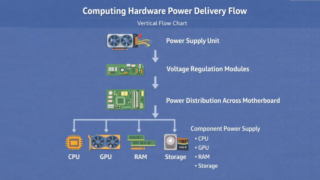 Computing Hardware Power Delivery Flow