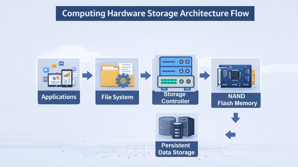 Computing Hardware Storage Architecture Flow