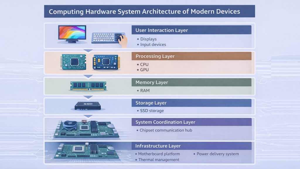 Computing Hardware System Architecture of Modern Devices