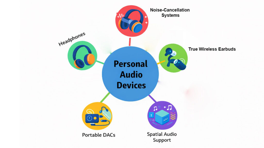 Ecosystem of Audio Personal Tech Devices