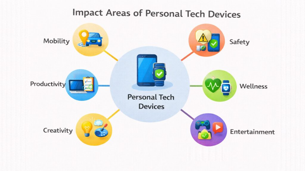 Personal Tech Devices -- Impact Areas of Personal Tech Devices