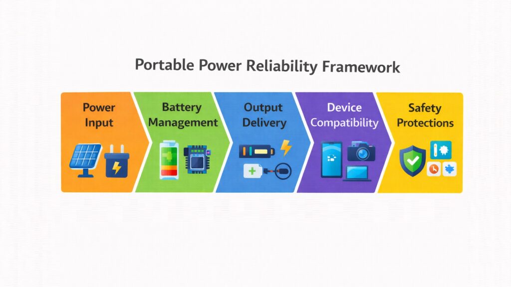 Personal Tech Devices -- Portable Power Reliability Framework
