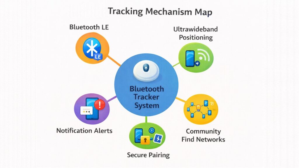 Personal Tech Devices -- Tracking Mechanism Map