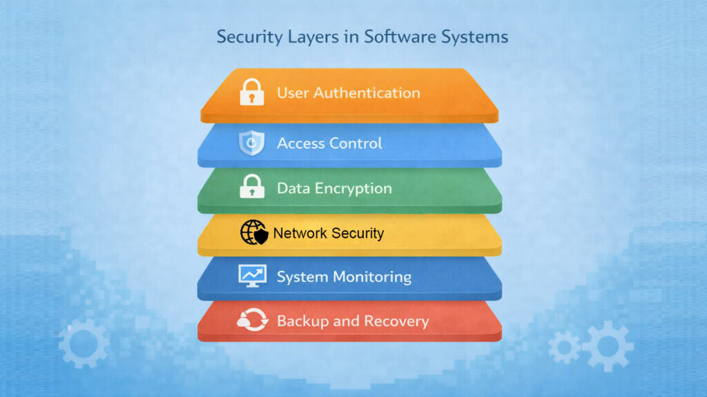 Security Layers in Software Systems