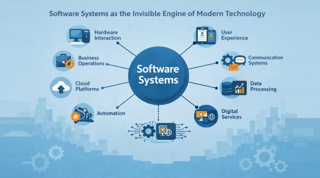 Software Systems as the Invisible Engine of Modern Technology